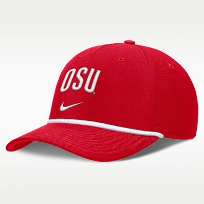 Ohio State Sideline Rope Rise Men's Nike College Adjustable Hat